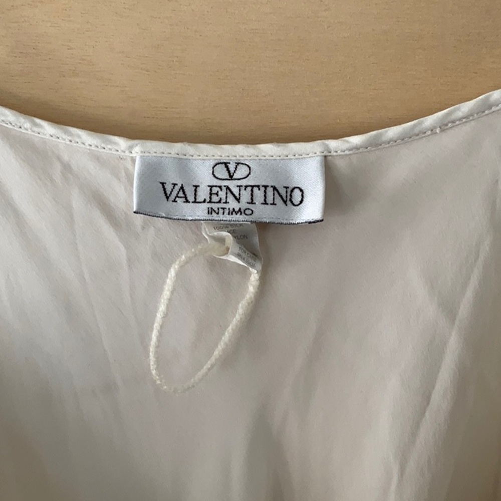 Valentino White Beaded Slip Dress - Picture 3 of 9